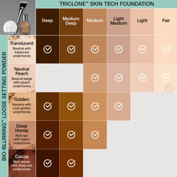 HAUS LABS By Lady Gaga Bio-Blurring Loose Setting Powder - Cocoa - Picture 5 of 6
